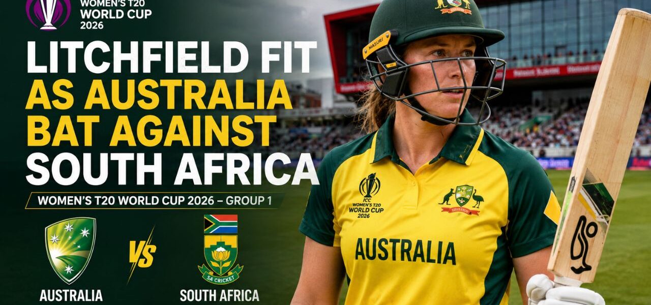Fit-again Litchfield Returns as Australia Opt to Bat Against South Africa in T20 World Cup Opener