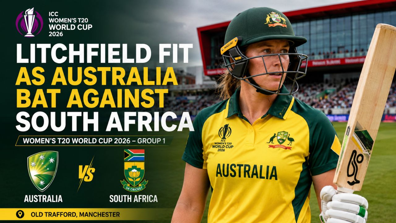 Fit-again Litchfield Returns as Australia Opt to Bat Against South Africa in T20 World Cup Opener