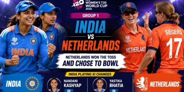 India Ring the Changes as Netherlands Opt to Bowl in Women's T20 World Cup Clash
