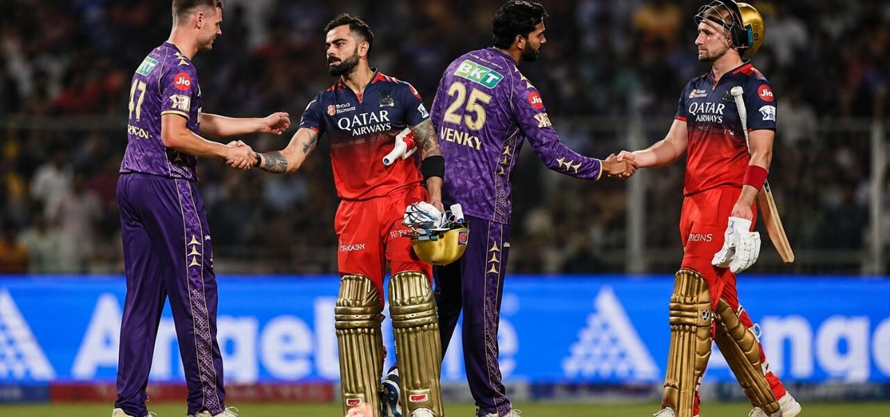 Royal Challengers Bengaluru vs Kolkata Knight Riders Timeline