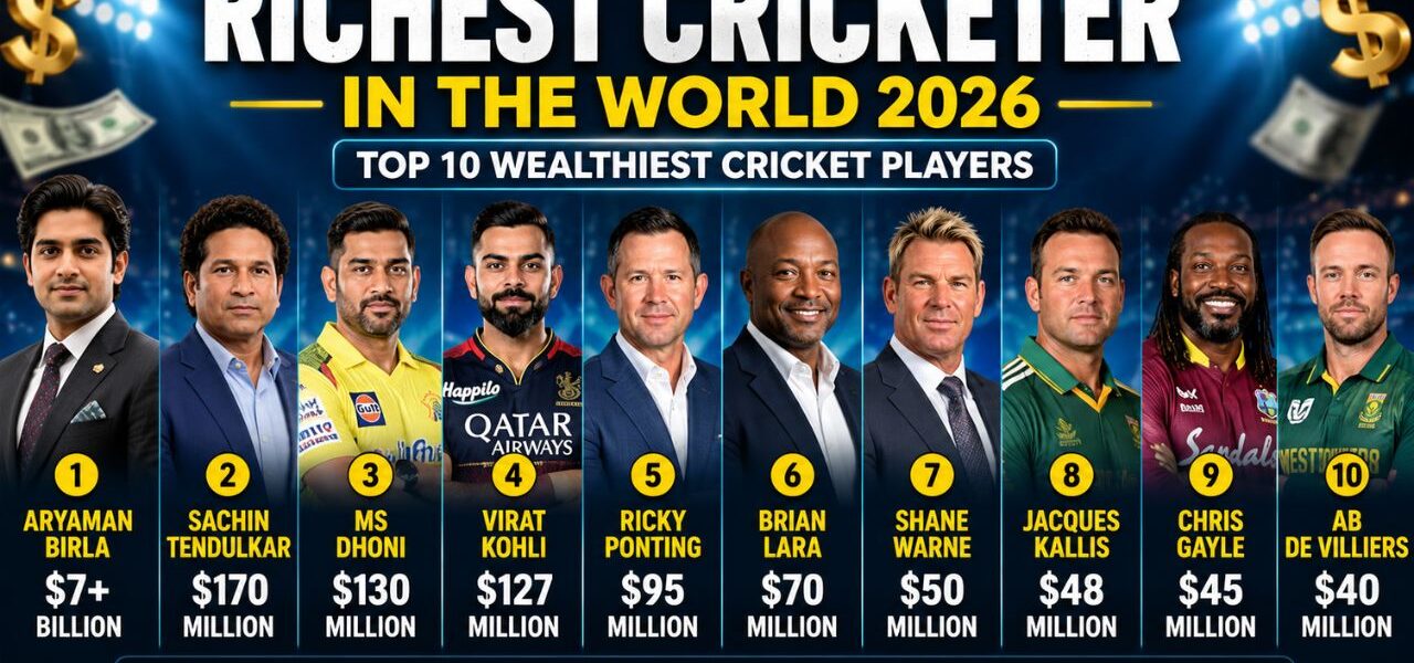 Richest Cricketer in the World 2026