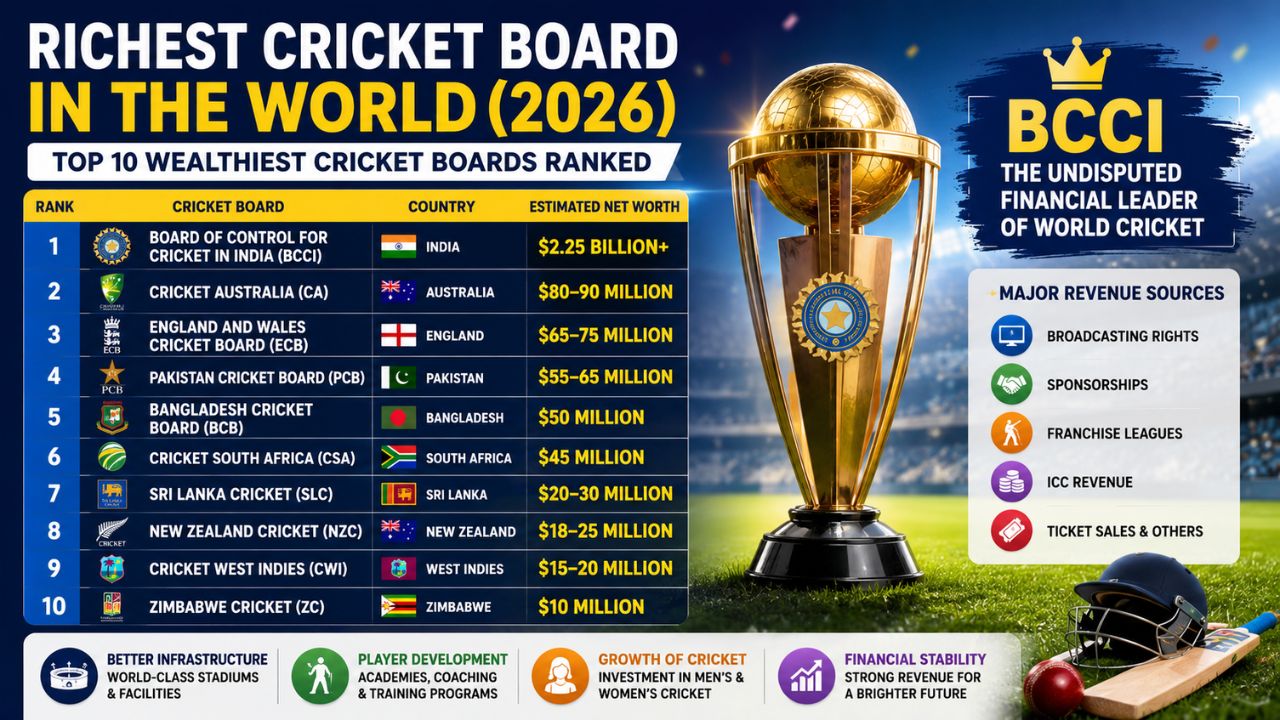 Richest Cricket Board in the World 2026