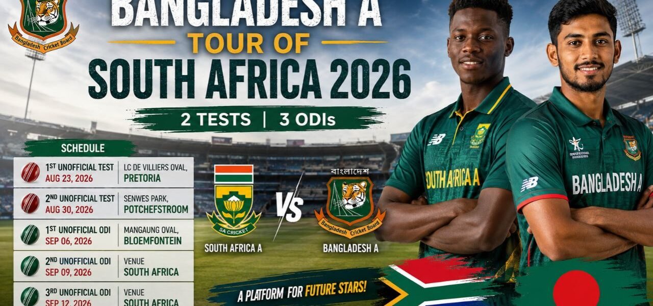 Bangladesh A Tour of South Africa 2026