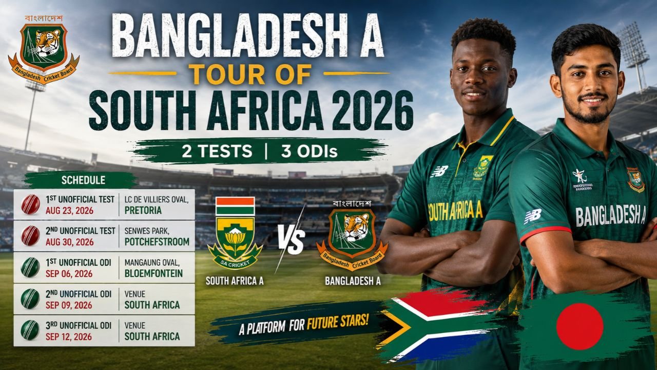 Bangladesh A Tour of South Africa 2026
