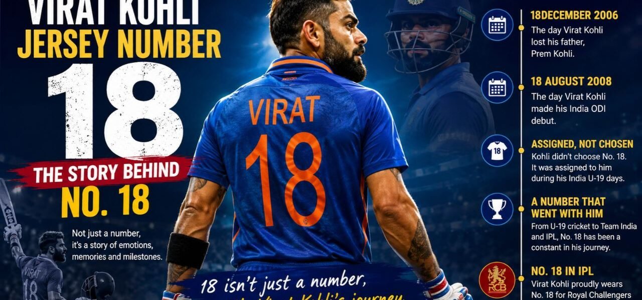 Virat Kohli Jersey Number
