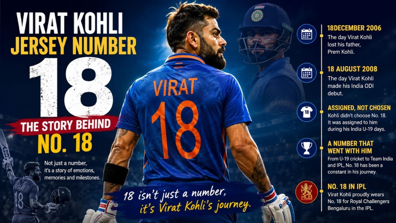 Virat Kohli Jersey Number