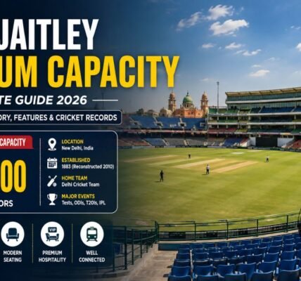 Arun Jaitley Stadium Capacity 2026