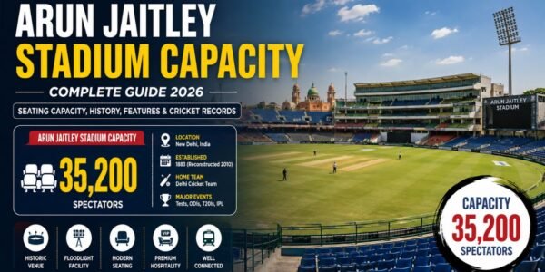 Arun Jaitley Stadium Capacity 2026