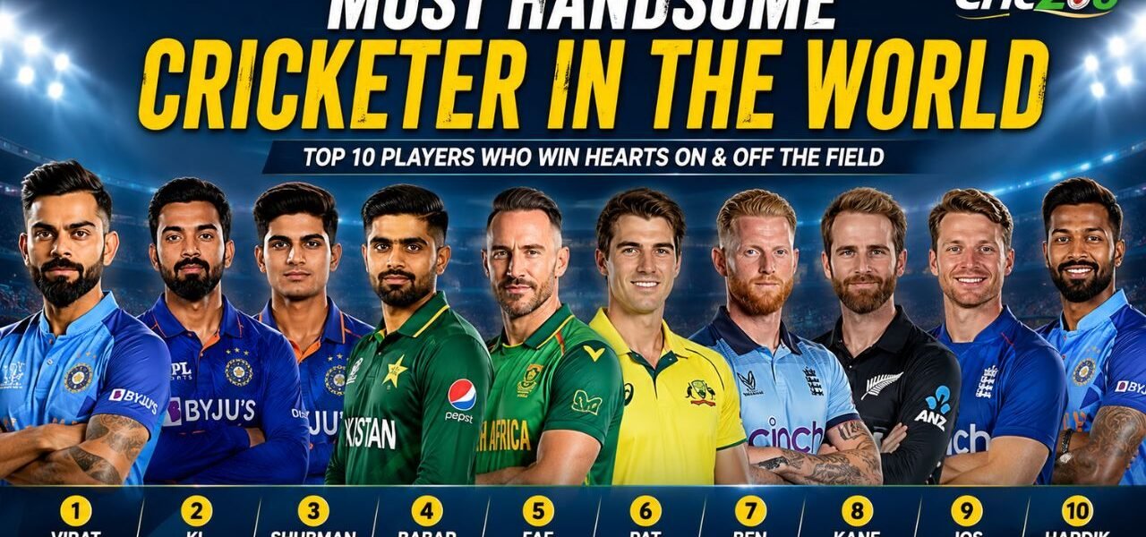 Most Handsome Cricketer in the World