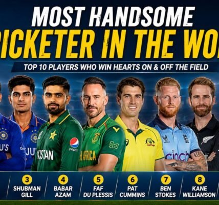 Most Handsome Cricketer in the World