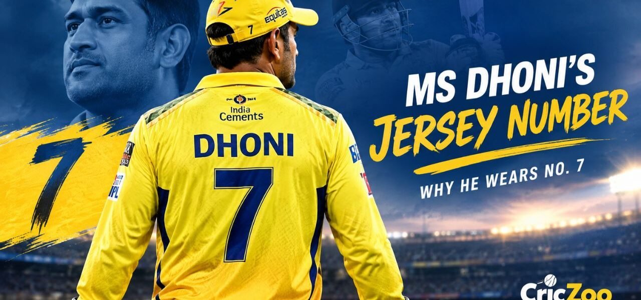 Dhoni Jersey Number