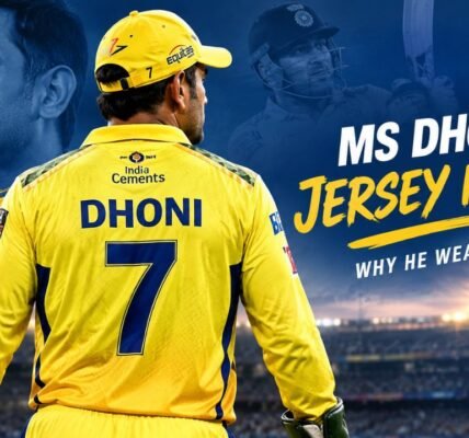 Dhoni Jersey Number