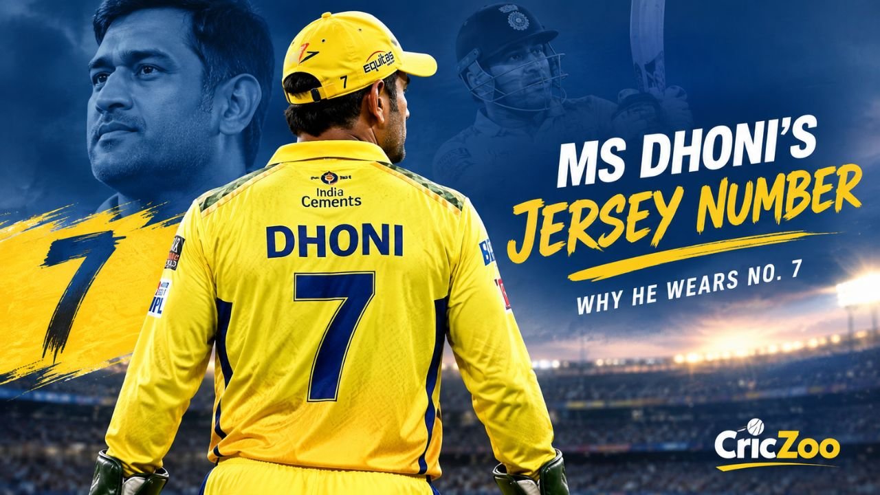 Dhoni Jersey Number