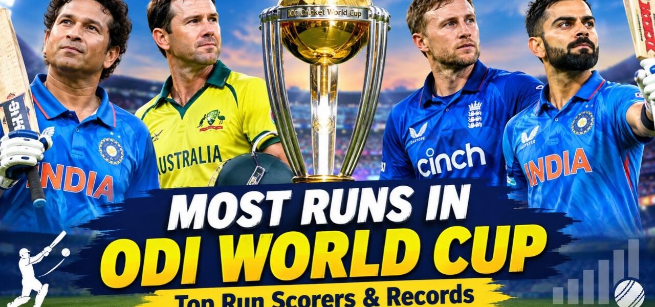 Most Runs in ODI World Cup