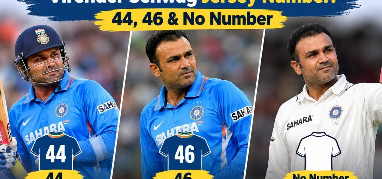 Virender Sehwag Jersey Number