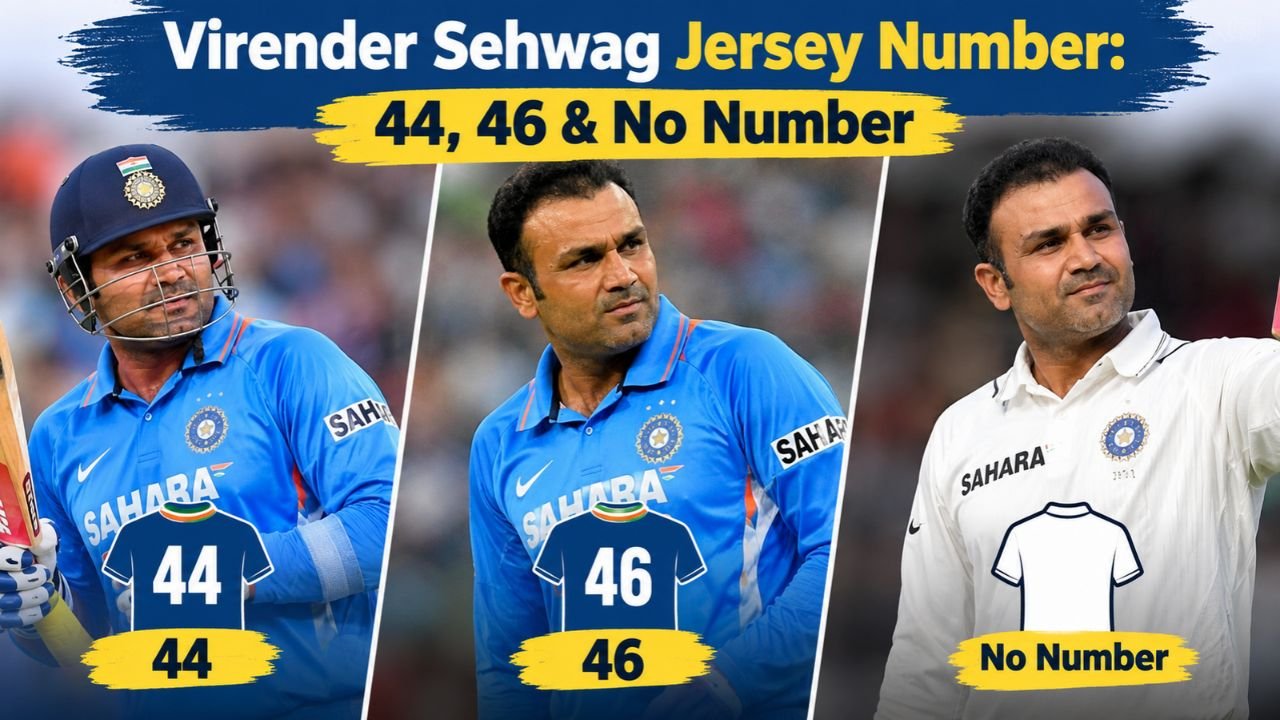 Virender Sehwag Jersey Number