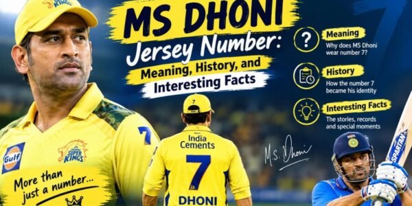 Mahendra Singh Dhoni Jersey Number